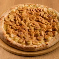 Pizza de Banana e Canela